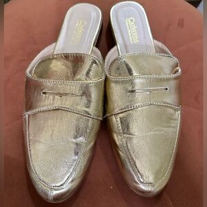 Catherine Malandrino Women’s 8 Gold Loafers